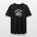 Männer Bio-T-Shirt mit V-Ausschnitt - Schwarz