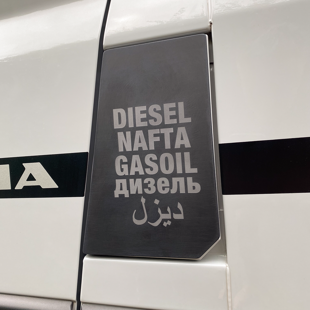 Diesel Klappe Design-Blende Fiat Ducato