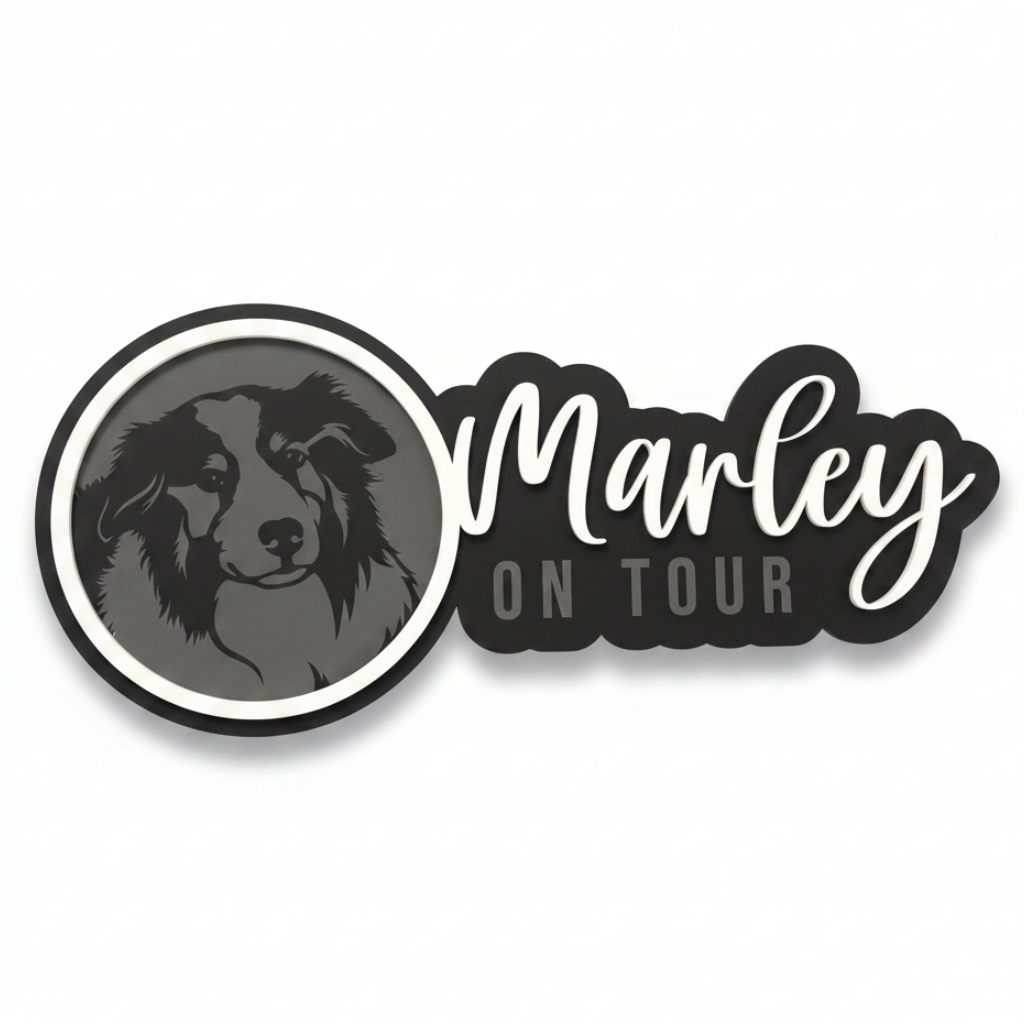Hundeschild Camper - Custom DogSign