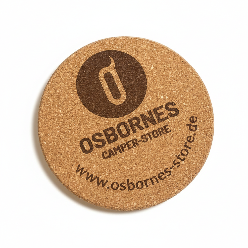 Kork-Untersetzer für Camper