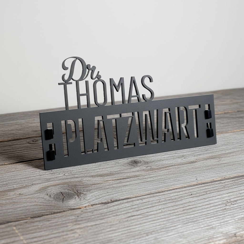 Name Schild Platzwart