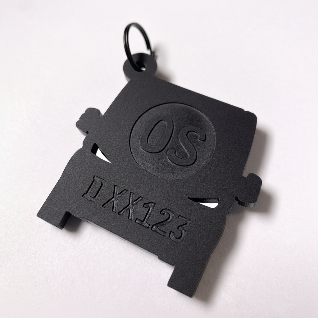 Schlüsselanhänger-Black-Van-Man-Gravur